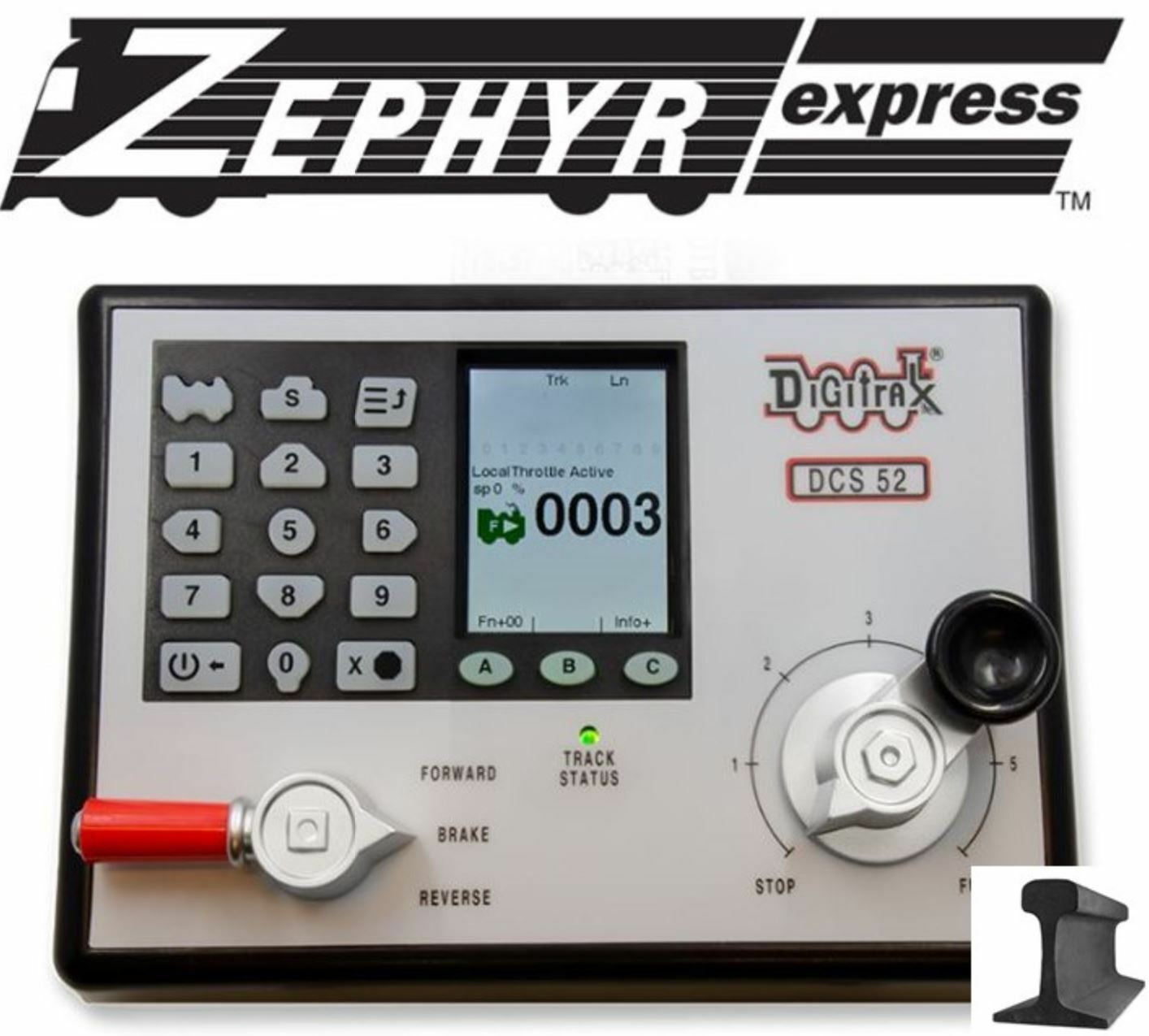 Digitrax 2021 Dcc Dcs52 Zephyr Express Starter Set Usa Edition ~ W/power Supply