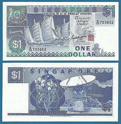 Singapore 1 Dollar P 18a Nd (1987) Unc Gog Keng Swee Low Shipping Combine! 18 A