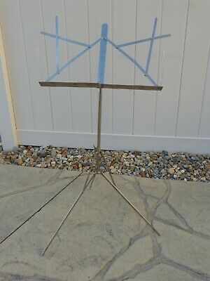 Antique Or Vintage - The Hamilton Chrome Music Stand With Leather Case, Early