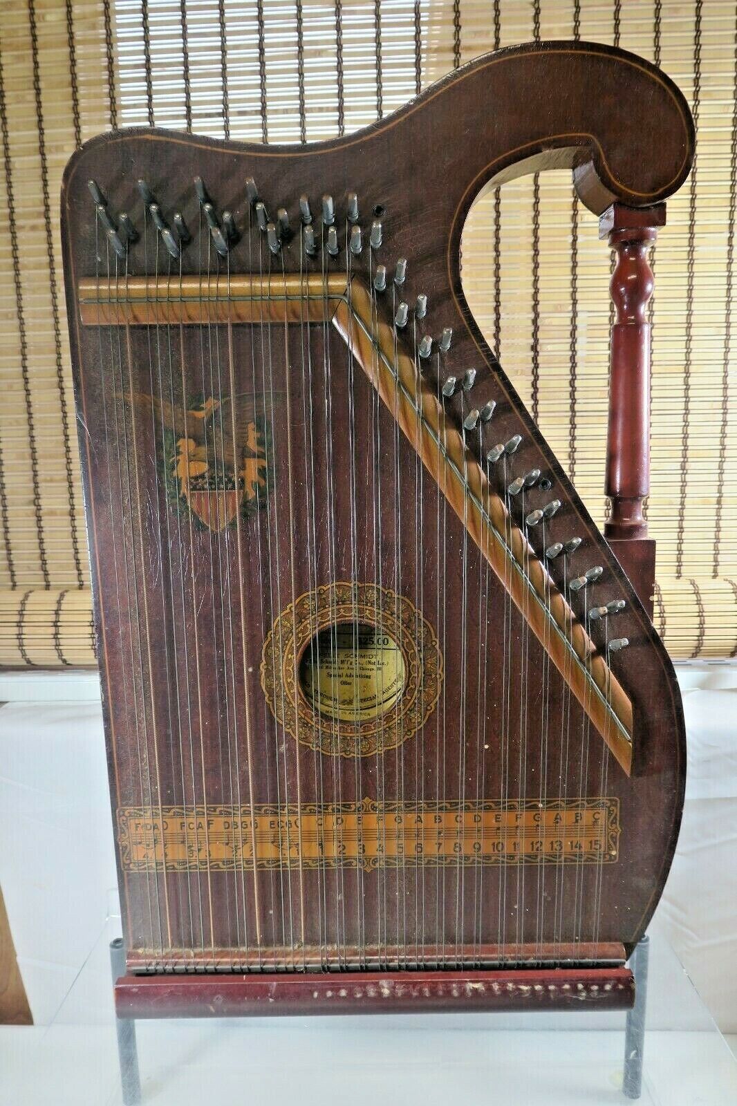 Vintage Mandolin Harp Guitar Easy Method Felix Schmidt - 1940's - Usa