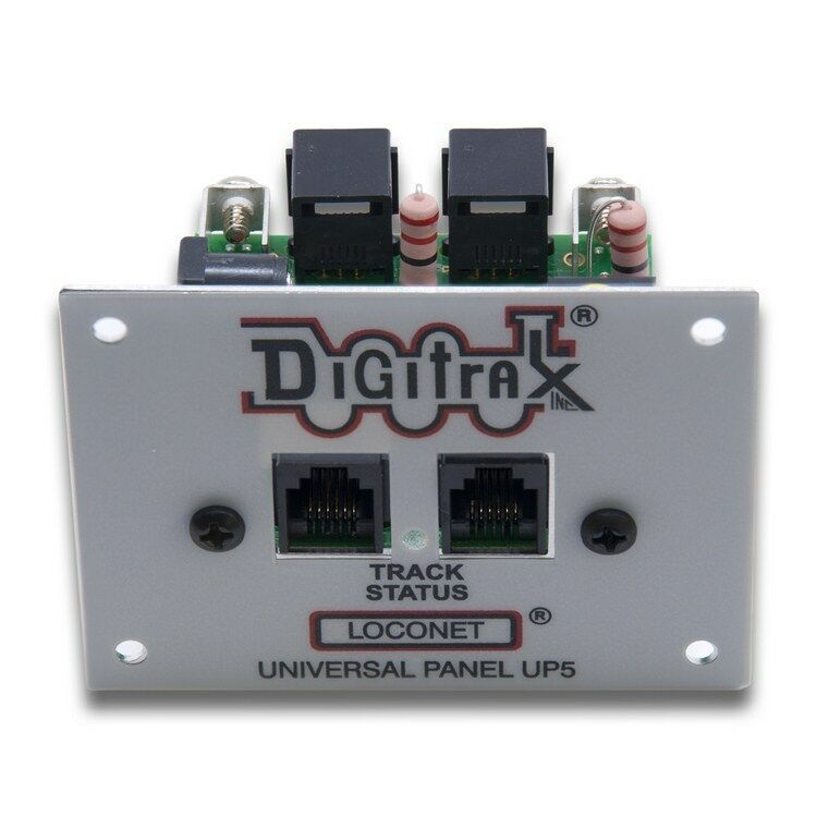 Digitrax 2021 Up5 Loconet Universal Interconnect Panel  * 3 Rear Loconet Jacks